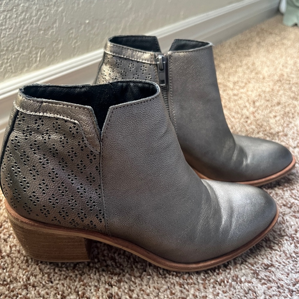 Metallic Silent D Anthropologie Ankle Boots